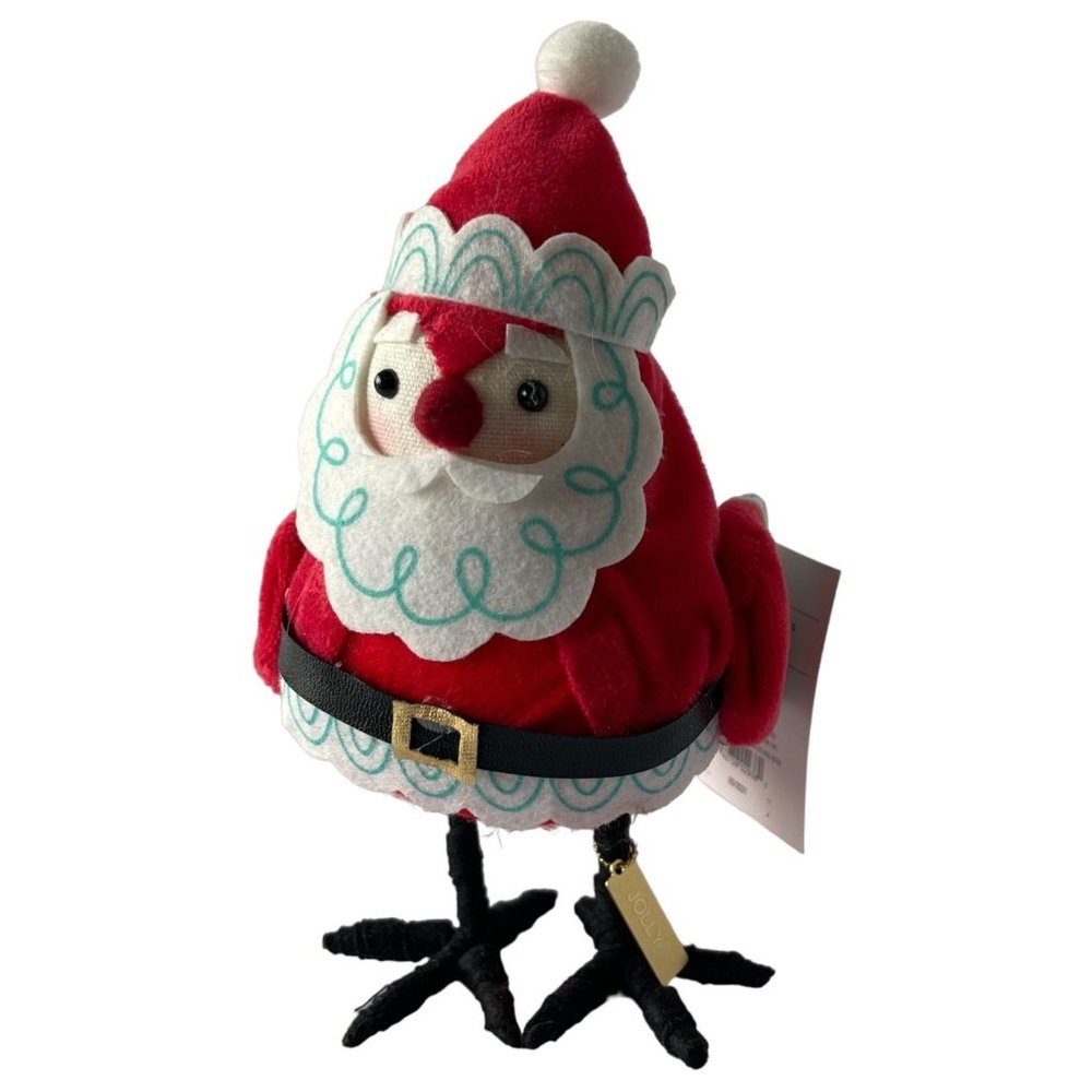 NEW Target Wondershop JOLLY 2021 Featherly Friends‎ Christmas Bird SANTA CLAUS
